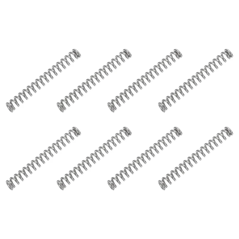 30Pcs Compression Spring 304 Stainless Steel, 1mm Wire, 5x40mm (ODxL)
