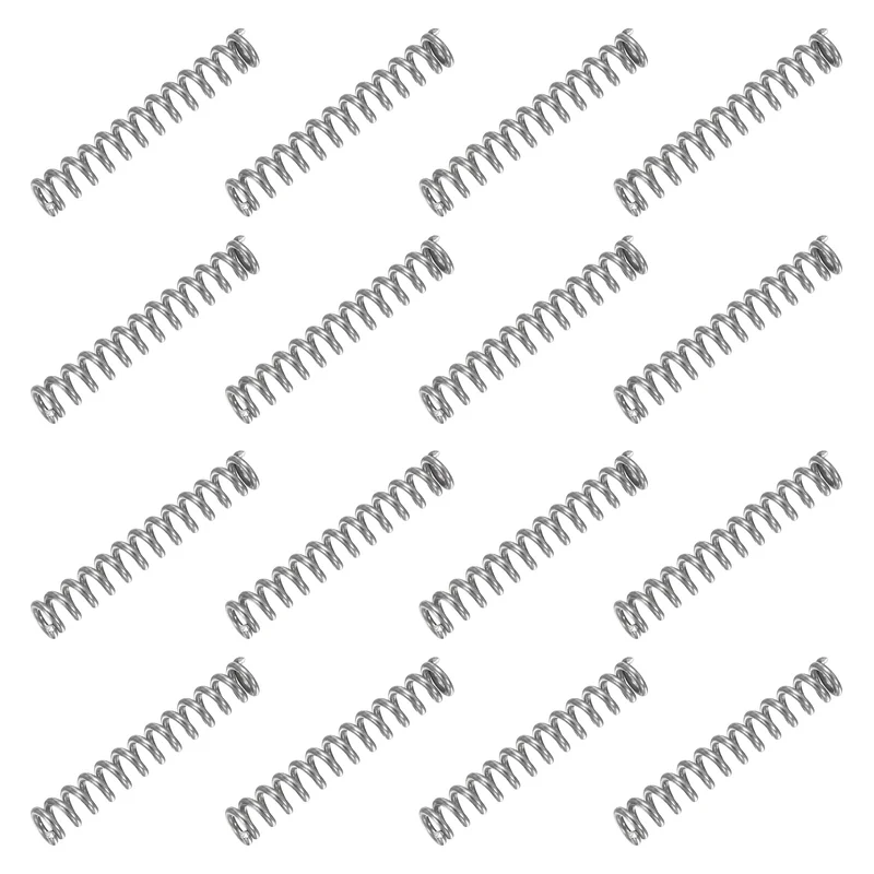 30Pcs Compression Spring 304 Stainless Steel, 1mm Wire, 5x30mm (ODxL)