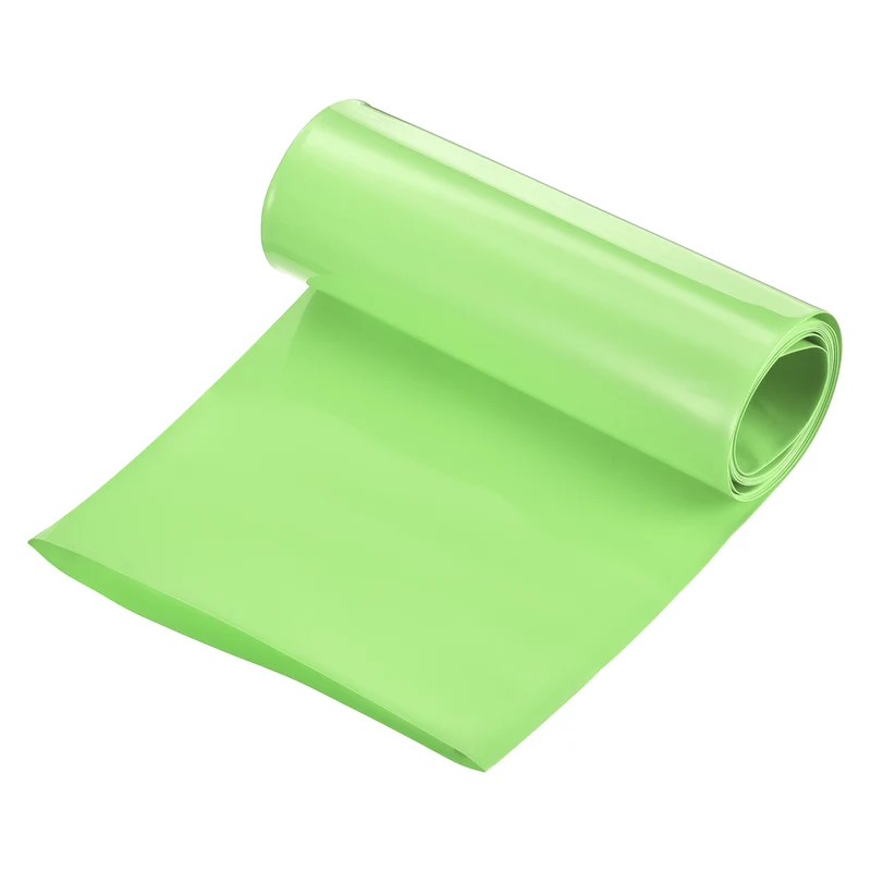Battery Wrap, Heat Shrink Tubing, 165mm Flat Width 105mm ID, Fruit Green