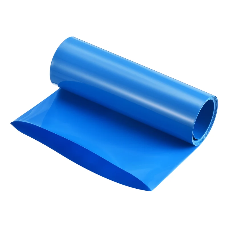 Battery Wrap, Heat Shrink Tubing, 165mm Flat Width 105mm ID, Blue