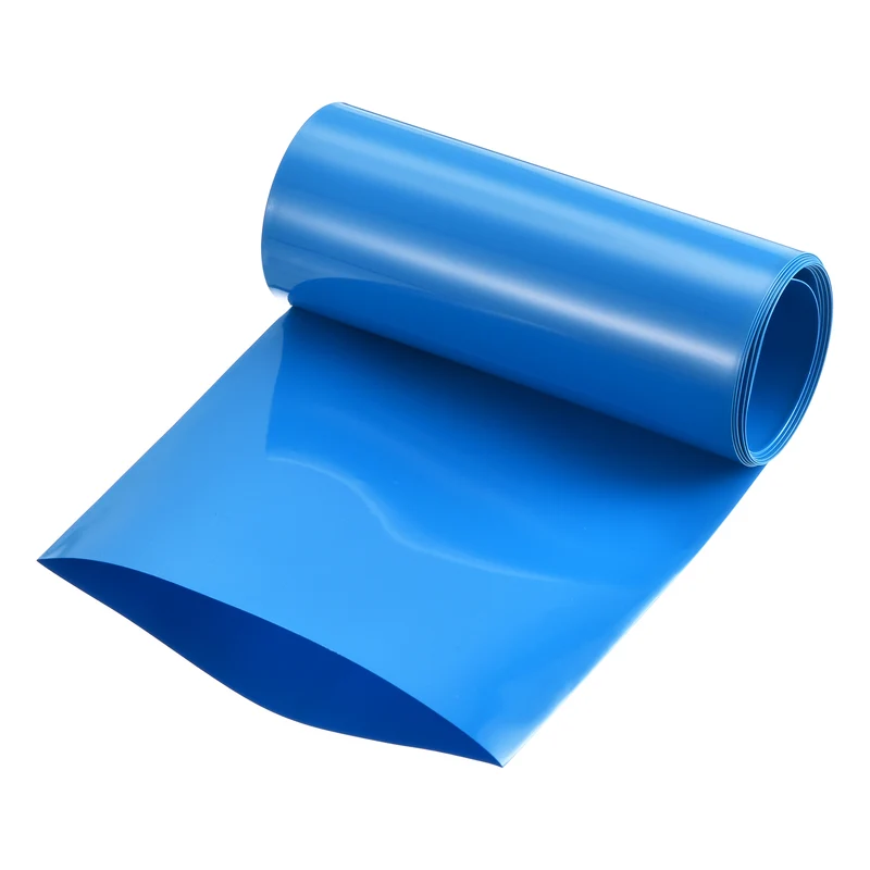 Battery Wrap, Heat Shrink Tubing, 135mm Flat Width 86mm ID, Blue