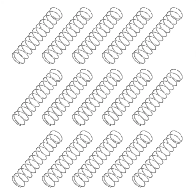 20Pcs SP 9705 Compression Spring 304 Stainless Steel, 0.031" GA, 7/16"x2-1/8"