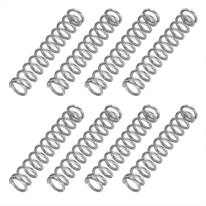 8Pcs SP 9710 Compression Spring 304 Stainless Steel, 0.072" GA, 1/2"x2-3/4"