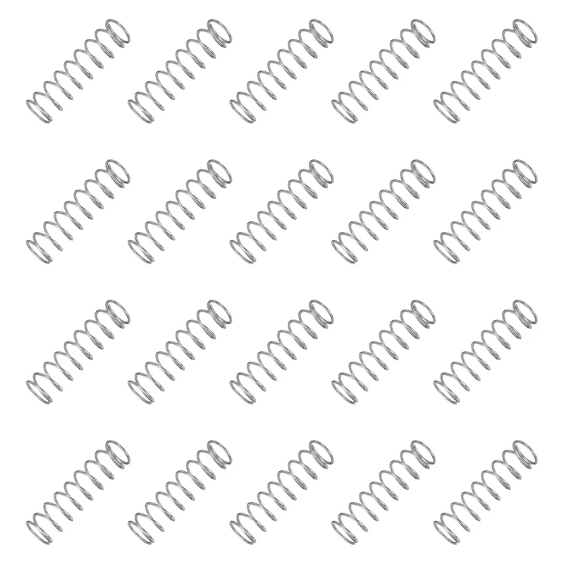 20Pcs Compression Spring 304 Stainless Steel, 1.2mm Wire, 14x50mm (ODxL)