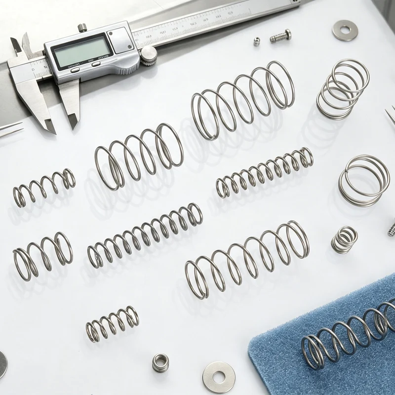 20Pcs Compression Spring 304 Stainless Steel, 1.2mm Wire, 14x50mm (ODxL)