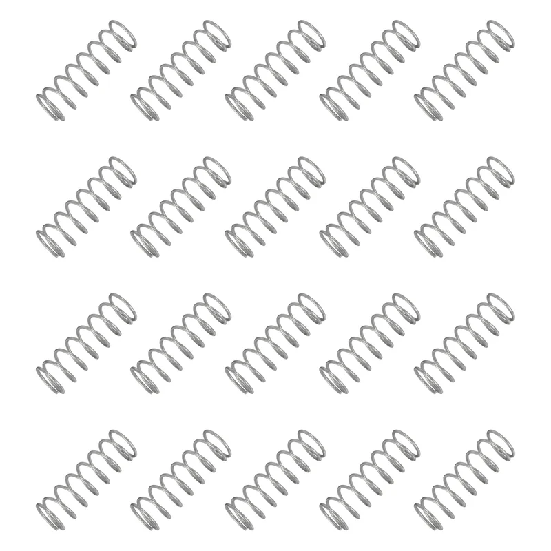 20Pcs Compression Spring 304 Stainless Steel, 1.2mm Wire, 14x40mm (ODxL)