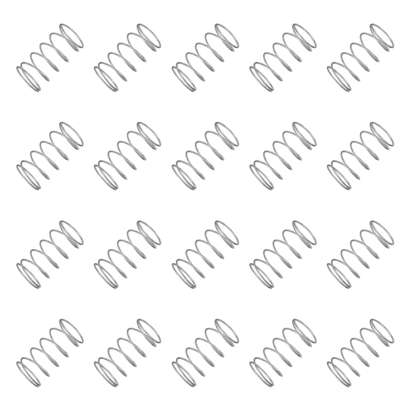 20Pcs Compression Spring 304 Stainless Steel, 1.2mm Wire, 22x40mm (ODxL)
