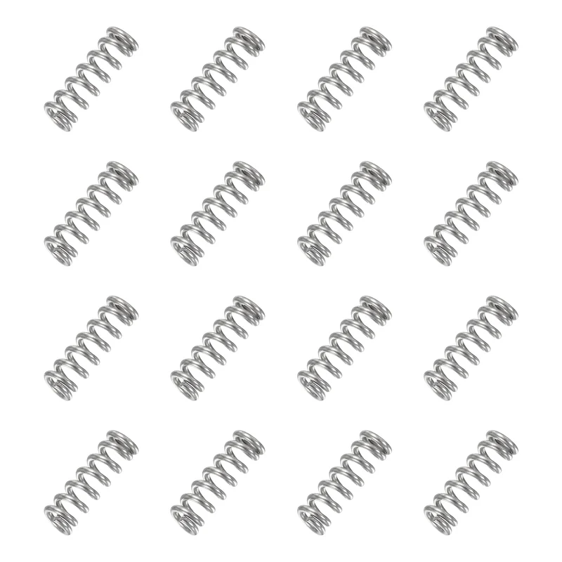 30Pcs Compression Spring 304 Stainless Steel, 1mm Wire, 5x20mm (ODxL)