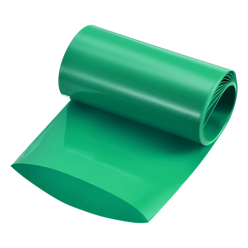 Battery Wrap, Heat Shrink Tubing, 103mm Flat Width 66mm ID, Green