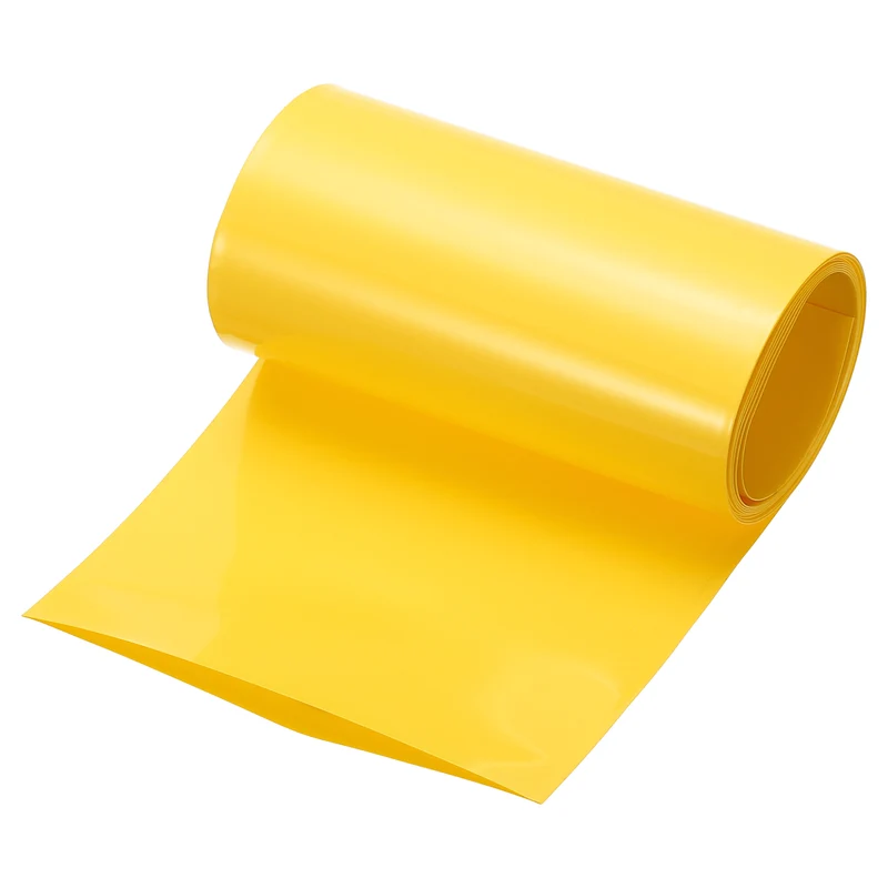 Battery Wrap, Heat Shrink Tubing, 103mm Flat Width 66mm ID, Yellow