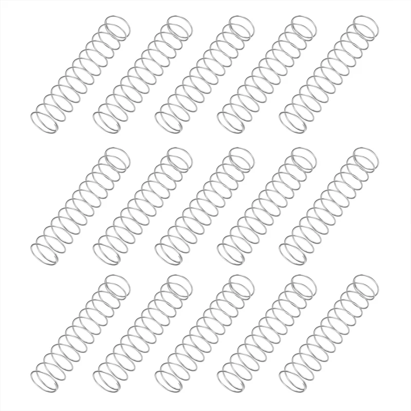 20Pcs SP 9711 Compression Spring 304 Stainless Steel, 0.041" GA, 23/32"x3-1/2"