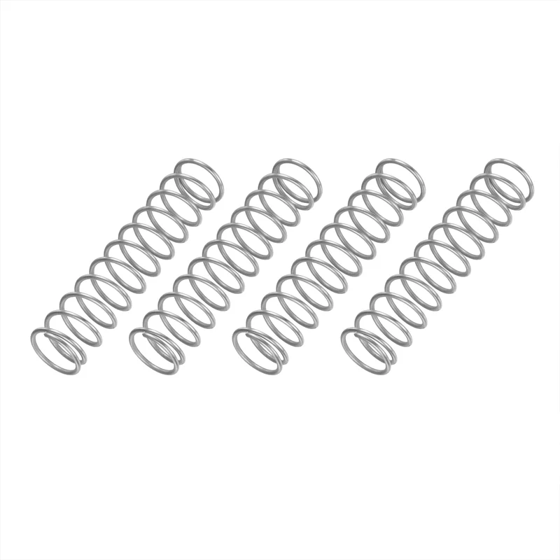4Pcs SP 9713 Compression Spring 304 Stainless Steel, 0.080" GA, 7/8"x4"