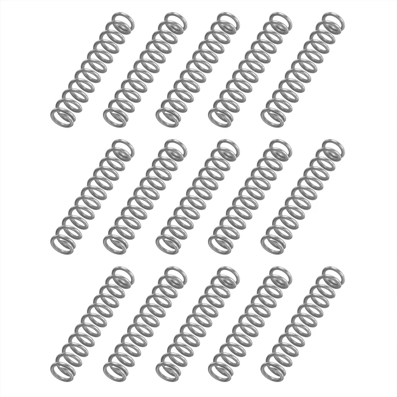 20Pcs SP 9715 Compression Spring 304 Stainless Steel, 0.028" GA, 3/16"x1"