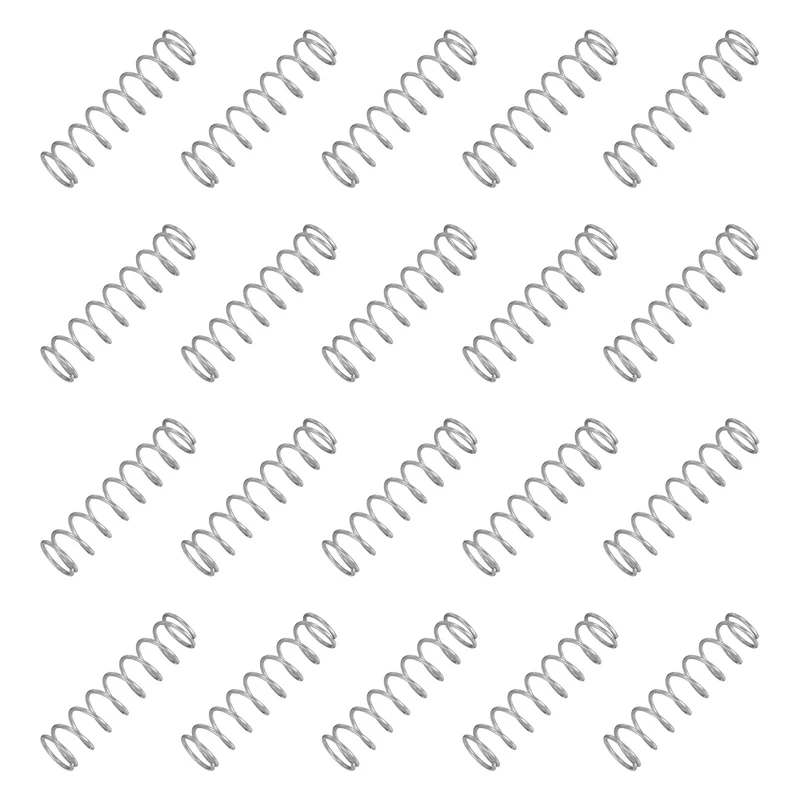 20Pcs Compression Spring 304 Stainless Steel, 1.2mm Wire, 13x50mm (ODxL)