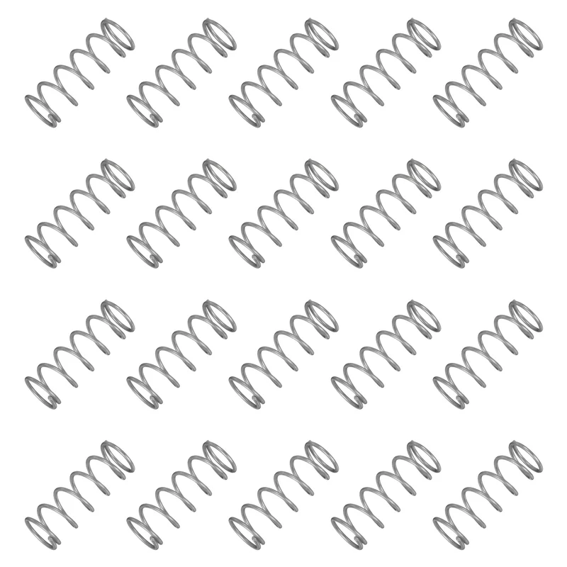 20Pcs Compression Spring 304 Stainless Steel, 1.2mm Wire, 13x35mm (ODxL)