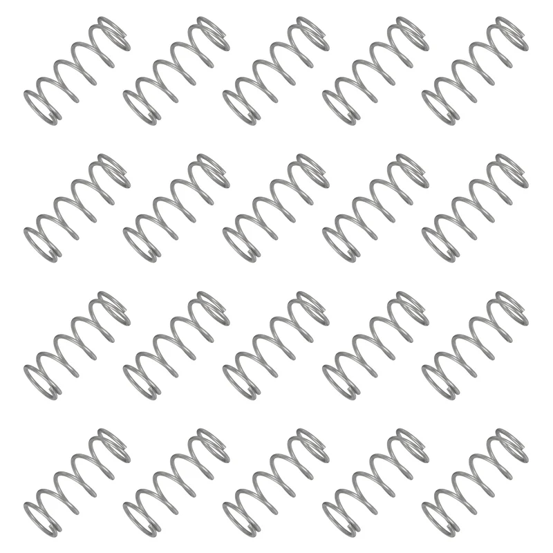 20Pcs Compression Spring 304 Stainless Steel, 1.2mm Wire, 13x30mm (ODxL)