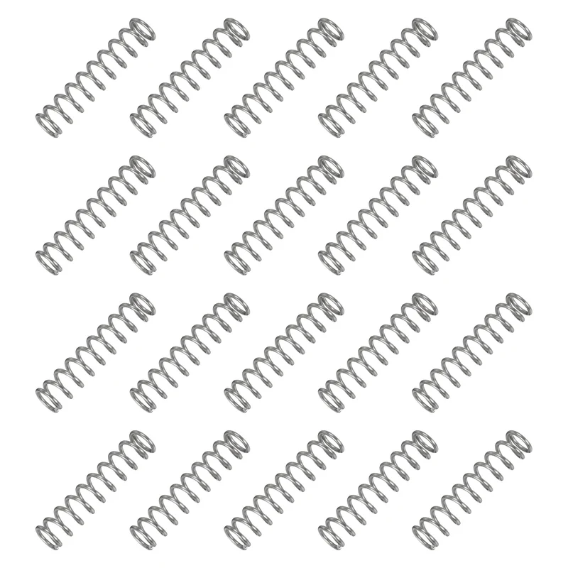 20Pcs Compression Spring 304 Stainless Steel, 1.2mm Wire, 9x40mm (ODxL)