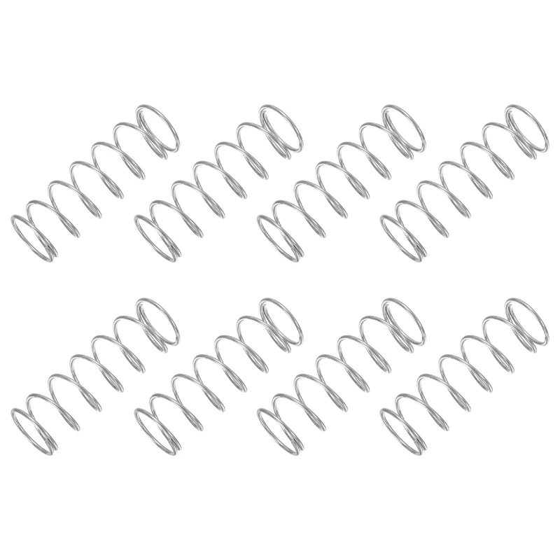 30Pcs Compression Spring 304 Stainless Steel, 1mm Wire, 14x40mm (ODxL)