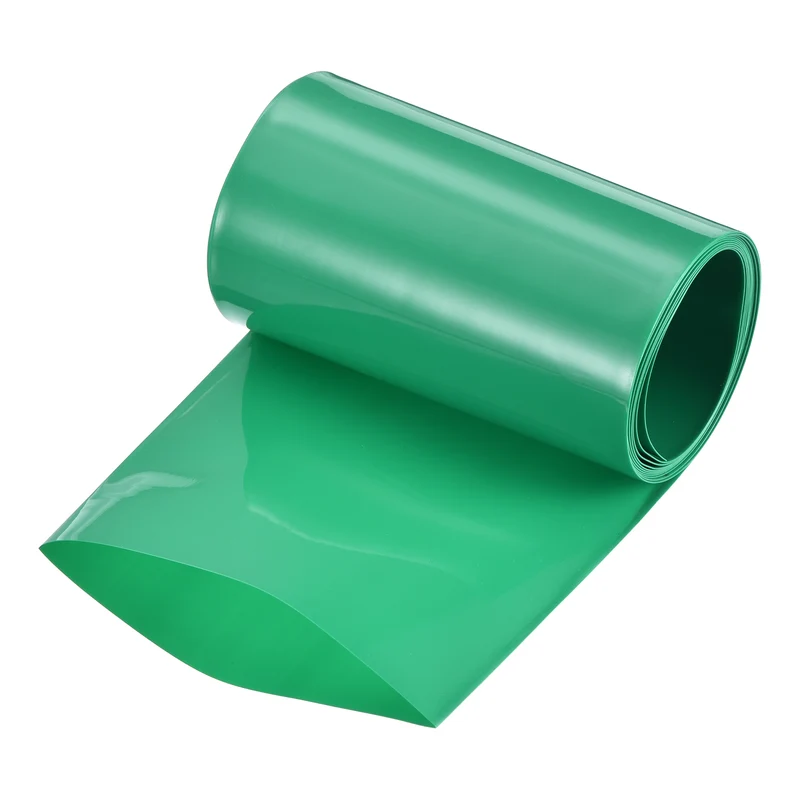 Battery Wrap, Heat Shrink Tubing, 90mm Flat Width 57mm ID, Green