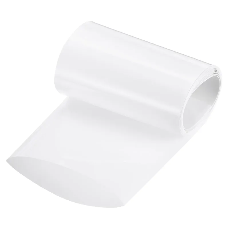 Battery Wrap, Heat Shrink Tubing, 90mm Flat Width 57mm ID, White