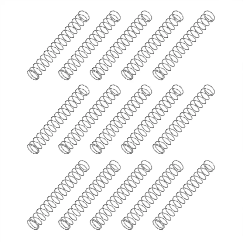 20Pcs SP 9717 Compression Spring 304 Stainless Steel, 0.016" GA, 3/16"x1-3/8"