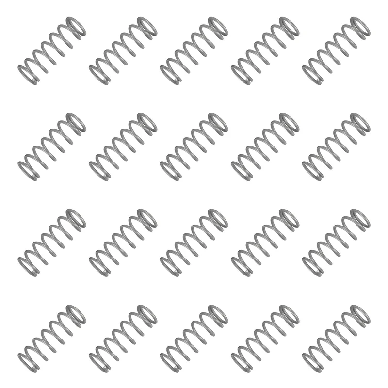 20Pcs Compression Spring 304 Stainless Steel, 1.2mm Wire, 11x30mm (ODxL)