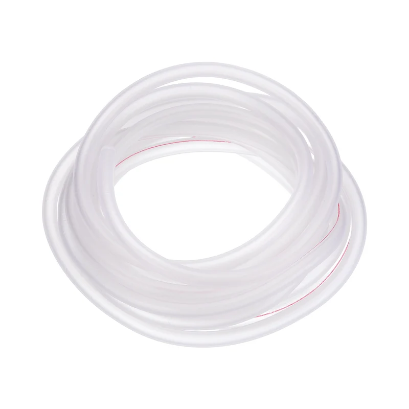 Fuel Line Hose Tube, Rubber Petrol Fuel Gas Line Pipe 3/16" ID 16.4ft, Clear