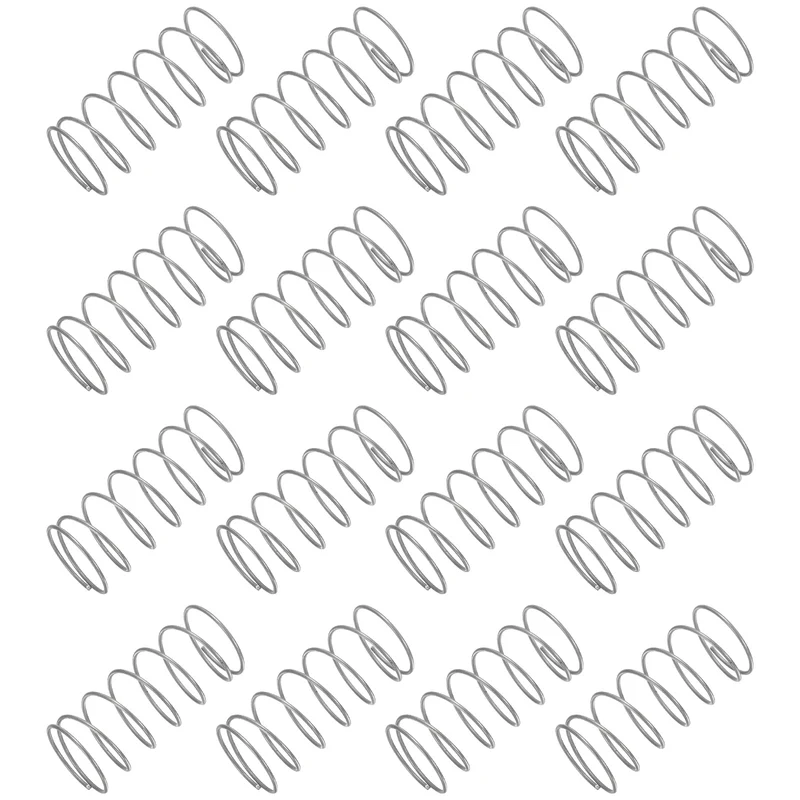 30Pcs Compression Spring 304 Stainless Steel, 1mm Wire, 20x45mm (ODxL)