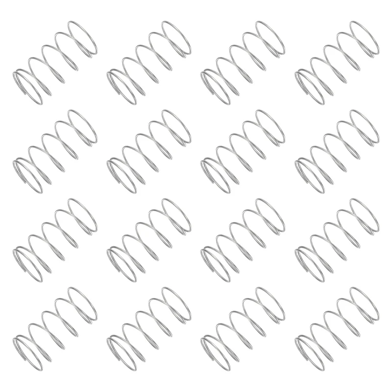 30Pcs Compression Spring 304 Stainless Steel, 1mm Wire, 20x35mm (ODxL)
