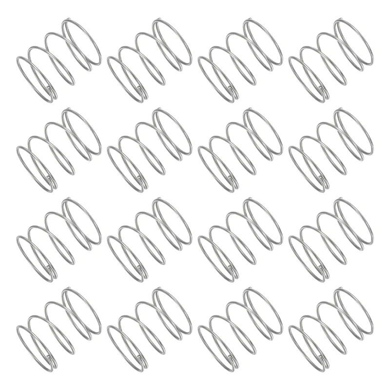 30Pcs Compression Spring 304 Stainless Steel, 1mm Wire, 20x20mm (ODxL)