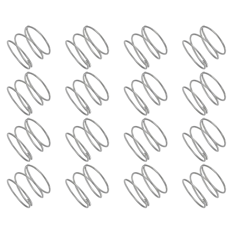 30Pcs Compression Spring 304 Stainless Steel, 1mm Wire, 20x15mm (ODxL)