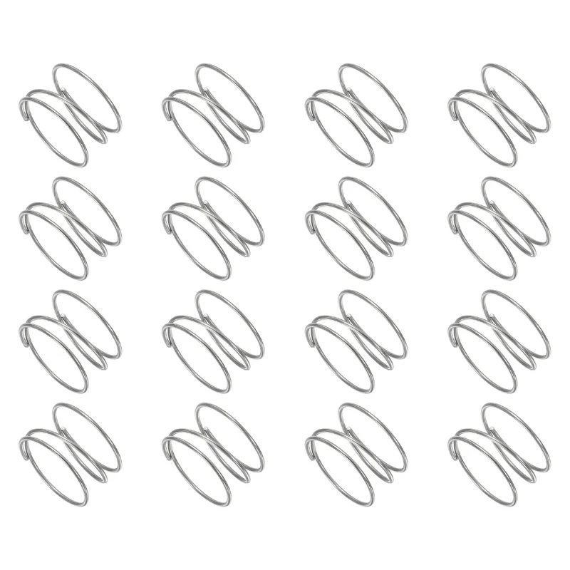 30Pcs Compression Spring 304 Stainless Steel, 1mm Wire, 20x10mm (ODxL)