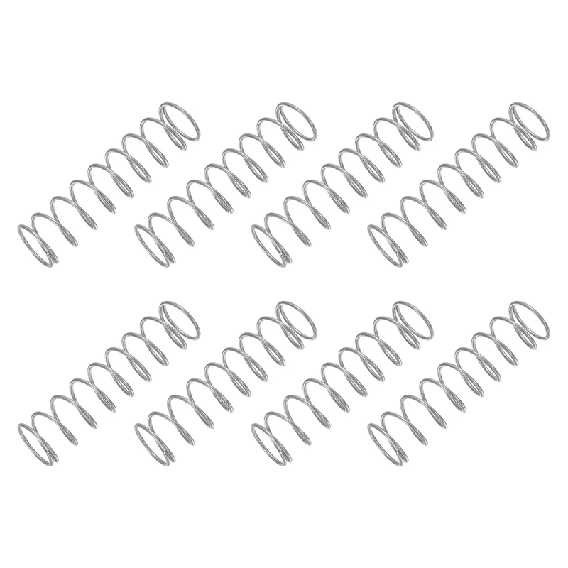30Pcs Compression Spring 304 Stainless Steel, 1mm Wire, 13x50mm (ODxL)