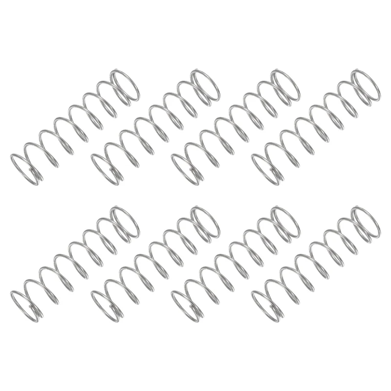 30Pcs Compression Spring 304 Stainless Steel, 1mm Wire, 13x45mm (ODxL)