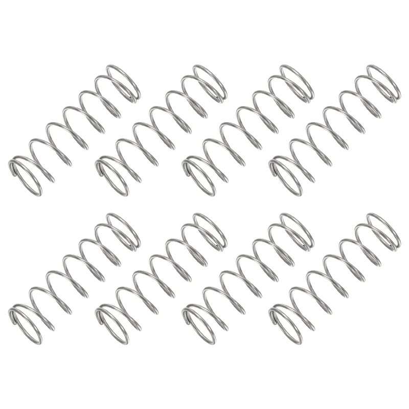 30Pcs Compression Spring 304 Stainless Steel, 1mm Wire, 13x40mm (ODxL)