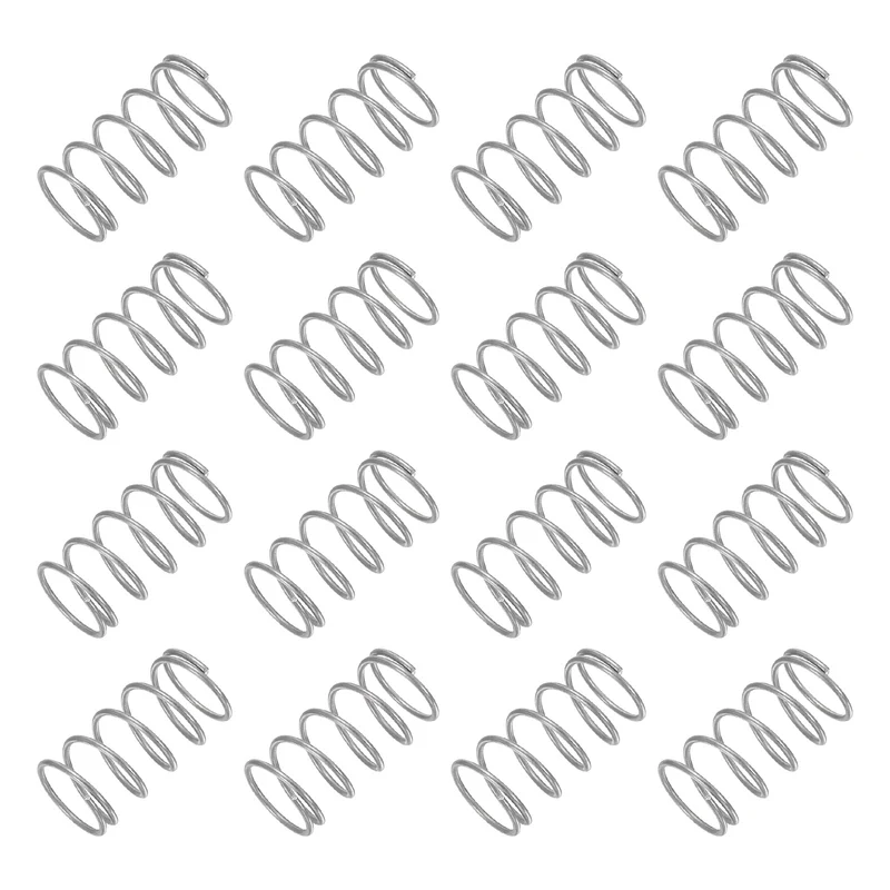 30Pcs Compression Spring 304 Stainless Steel, 1mm Wire, 13x25mm (ODxL)
