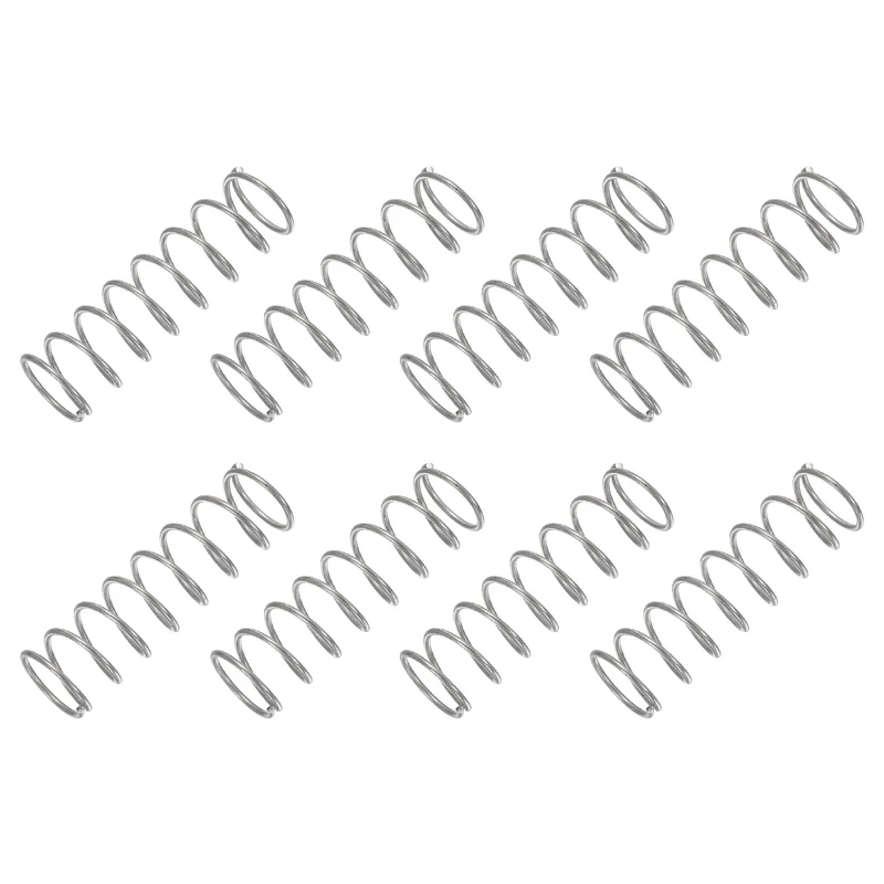 30Pcs Compression Spring 304 Stainless Steel, 1mm Wire, 12x40mm (ODxL)