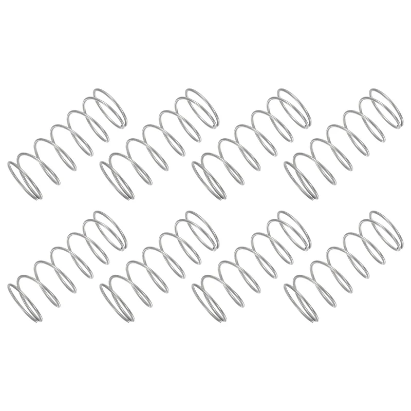 30Pcs Compression Spring 304 Stainless Steel, 1mm Wire, 17x40mm (ODxL)