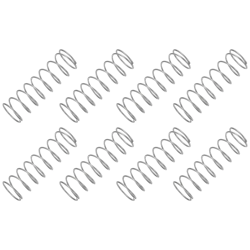 30Pcs Compression Spring 304 Stainless Steel, 1mm Wire, 16x50mm (ODxL)