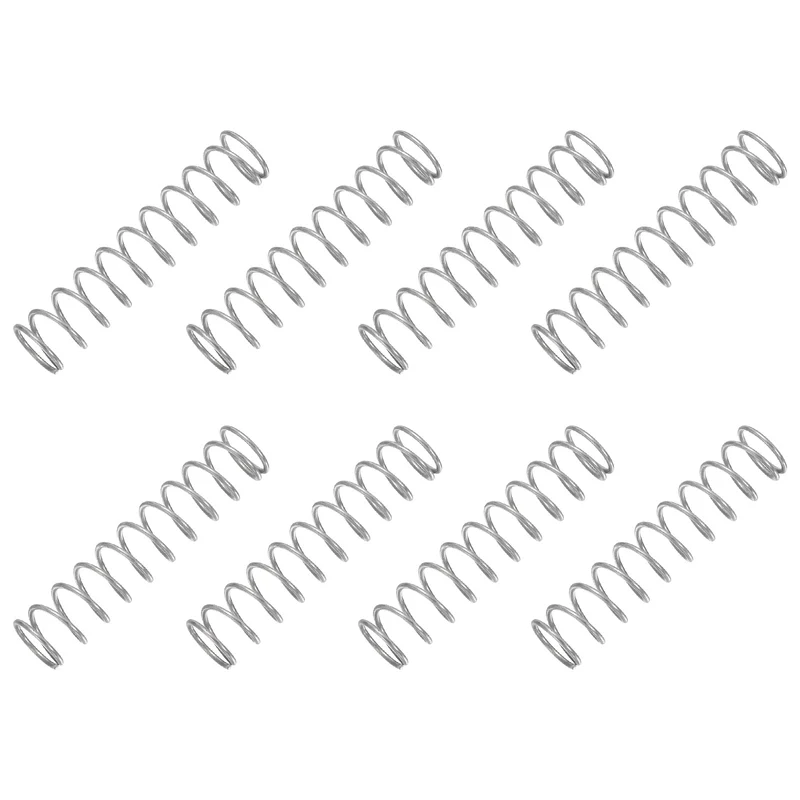 30Pcs Compression Spring 304 Stainless Steel, 1mm Wire, 11x50mm (ODxL)