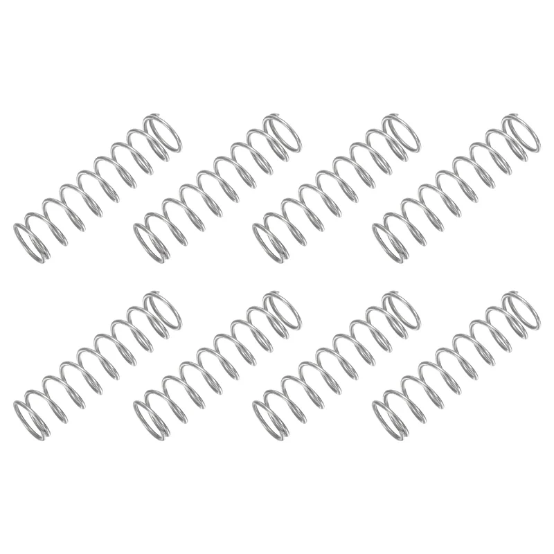 30Pcs Compression Spring 304 Stainless Steel, 1mm Wire, 11x40mm (ODxL)
