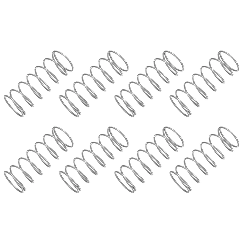 30Pcs Compression Spring 304 Stainless Steel, 1mm Wire, 16x40mm (ODxL)