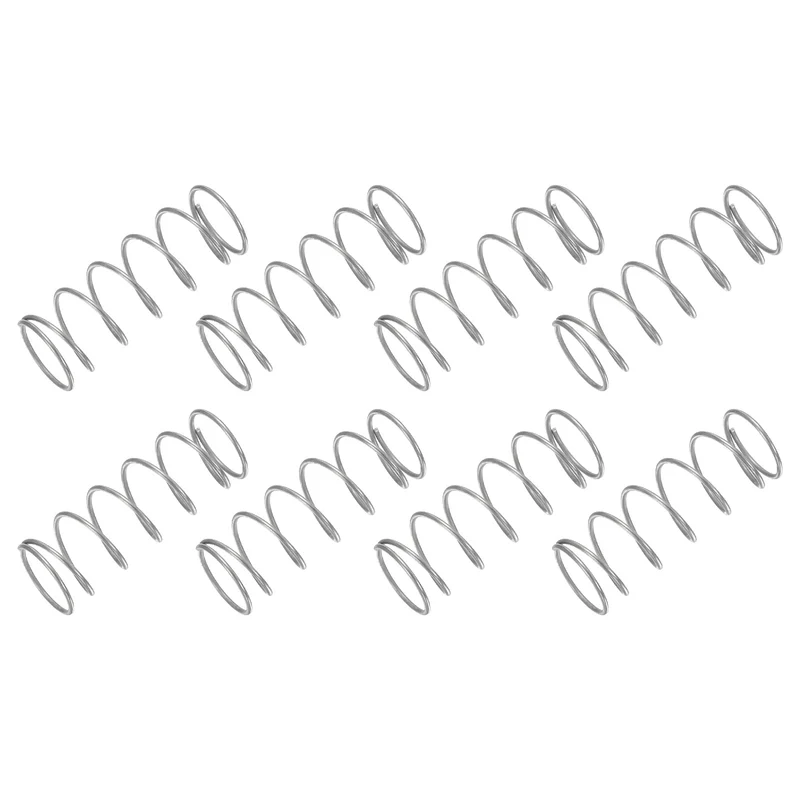 30Pcs Compression Spring 304 Stainless Steel, 1mm Wire, 15x40mm (ODxL)