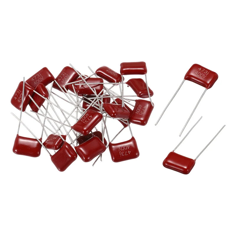20Pcs CBB22 400V 473J 5% Tolerance Metallized Polypropylene Film Capacitors