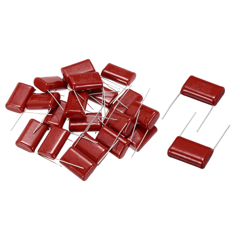 20Pcs CBB22 400V 335J 5% Tolerance Metallized Polypropylene Film Capacitors