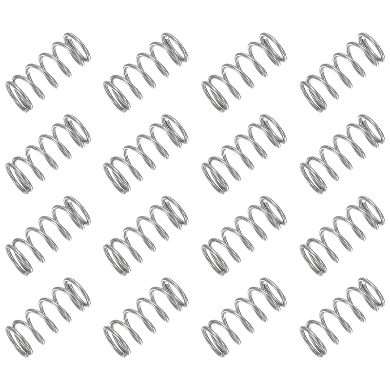 30Pcs Compression Spring 304 Stainless Steel, 1mm Wire, 9x20mm (ODxL)