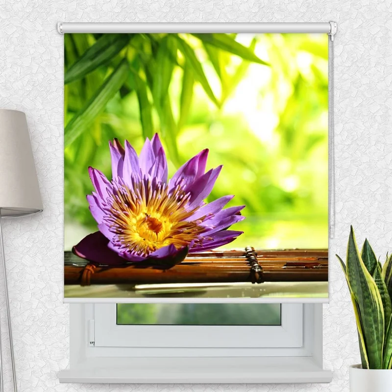 Motivrollo 'Lotus Spa' | Bis B 430 x H 440 cm
