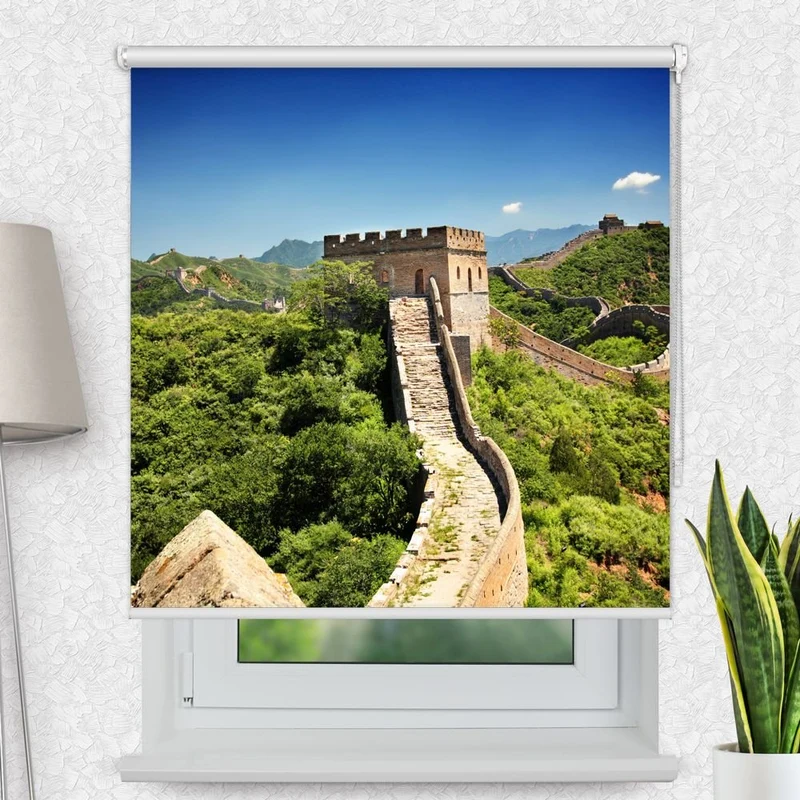Motivrollo 'Chinesische Mauer' | Bis B 430 x H 440 cm