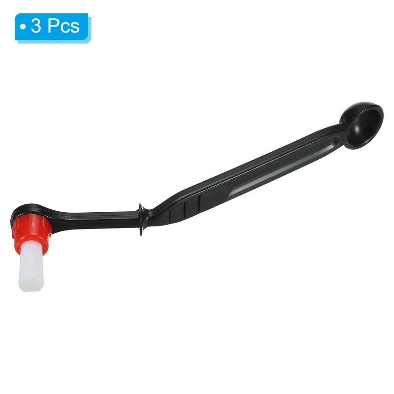Coffee Machine Brush, 3Pcs Coffee Cleaning Tool for Espresso Machine, Red