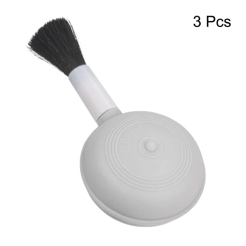 Air Dust Blower and Soft Brush 3Pack 20mm Keyboard Cleaning Brush for Laptop Computer Screens Keyboard Window Gray
